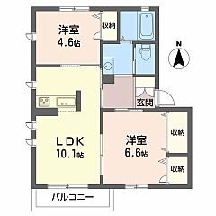物件の間取り