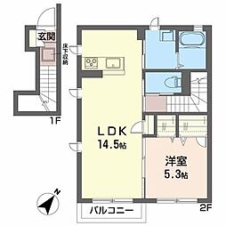 間取図画像 1LDK