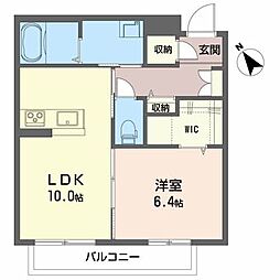 シャーメゾングランデージ3 1LDKの間取図画像