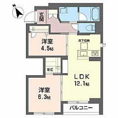 物件の間取り