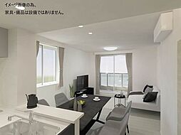 ＣｏｅｕｒＭａｉｓｏｎ内方 201 2階2LDKのリビング/ダイニング