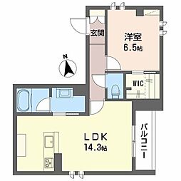 間取図画像 1LDK