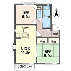 物件の間取り