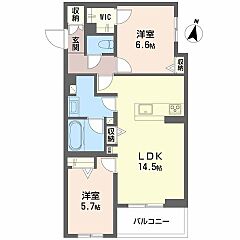 物件の間取り
