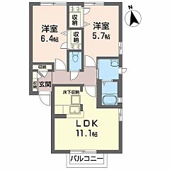 物件の間取り