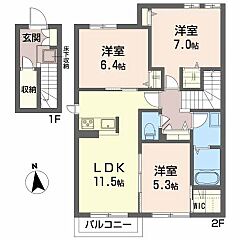 物件の間取り