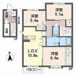 間取図画像 3LDK