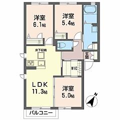 物件の間取り