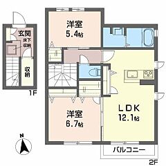 物件の間取り