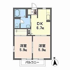 物件の間取り