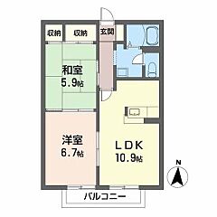 物件の間取り
