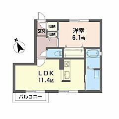 物件の間取り