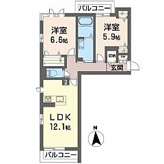 物件の間取り