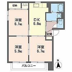 物件の間取り