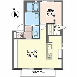 ディアス田園調布5 1LDKの間取図画像