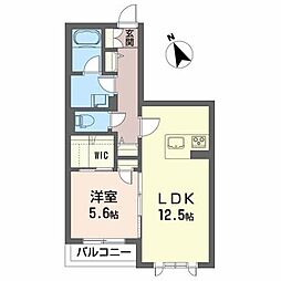 プロヌーブ・アイ 1LDKの間取図画像