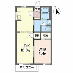 間取図画像 1LDK