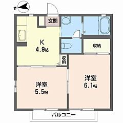 物件の間取り