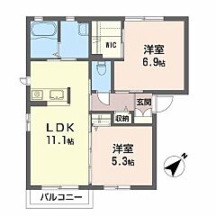 物件の間取り