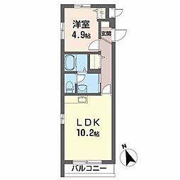 間取図画像 1LDK