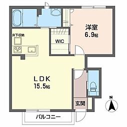 間取図画像 1LDK