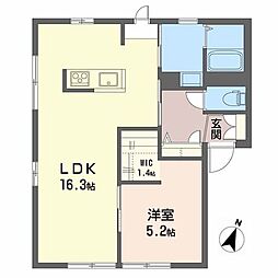 アメニティタウンD 1LDKの間取図画像