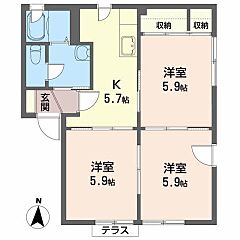物件の間取り