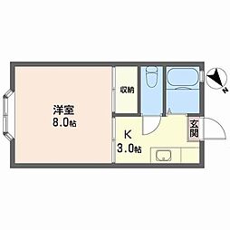 URBANSTAGE 1Kの間取図画像