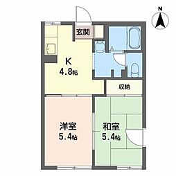 ヴィオラSINB 2Kの間取図画像
