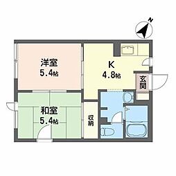 間取図画像 2K