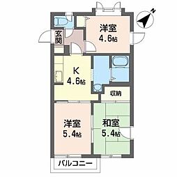 DIAS-S 3Kの間取図画像