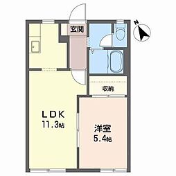 間取図画像 1LDK