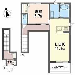 物件の間取り
