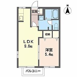 ディアス-T&YA 1LDKの間取図画像