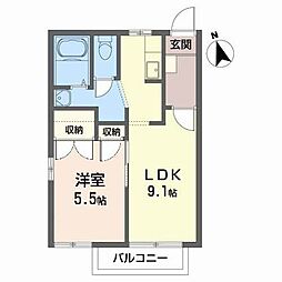 間取図画像 1LDK