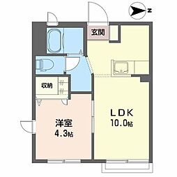 間取図画像 1LDK