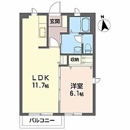 間取図画像 1LDK