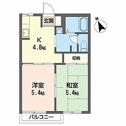 🉐敷金礼金0円！🉐ディアス水山　Ｂ