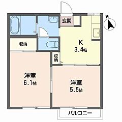物件の間取り