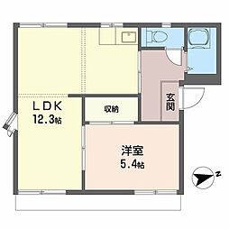 間取図画像 1LDK