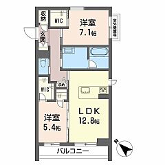 物件の間取り