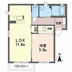 物件の間取り