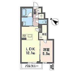 シティプラザ代官町　Ｅ 103 1階1LDKの間取り