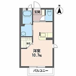 シャーメゾン・ミハス ワンルームの間取図画像
