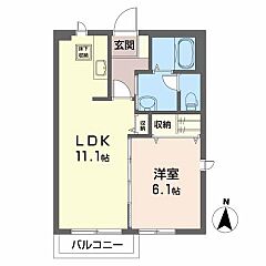 物件の間取り