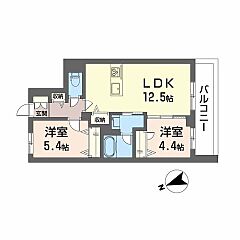 物件の間取り
