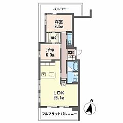 物件の間取り