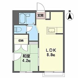 間取図画像 1LDK