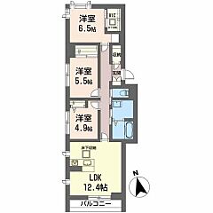 物件の間取り