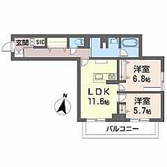 物件の間取り